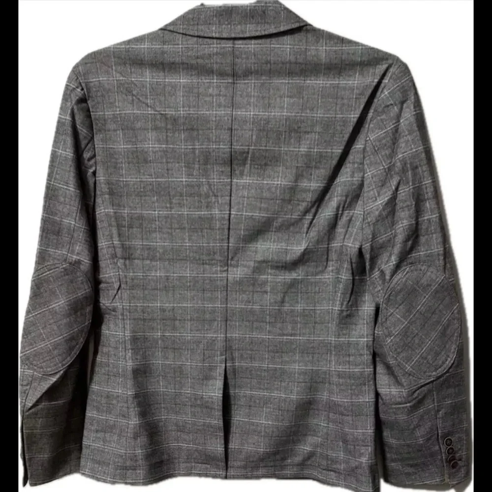 Nifty Genius Blazer Sports Coat Gray Multi Mens Size XS